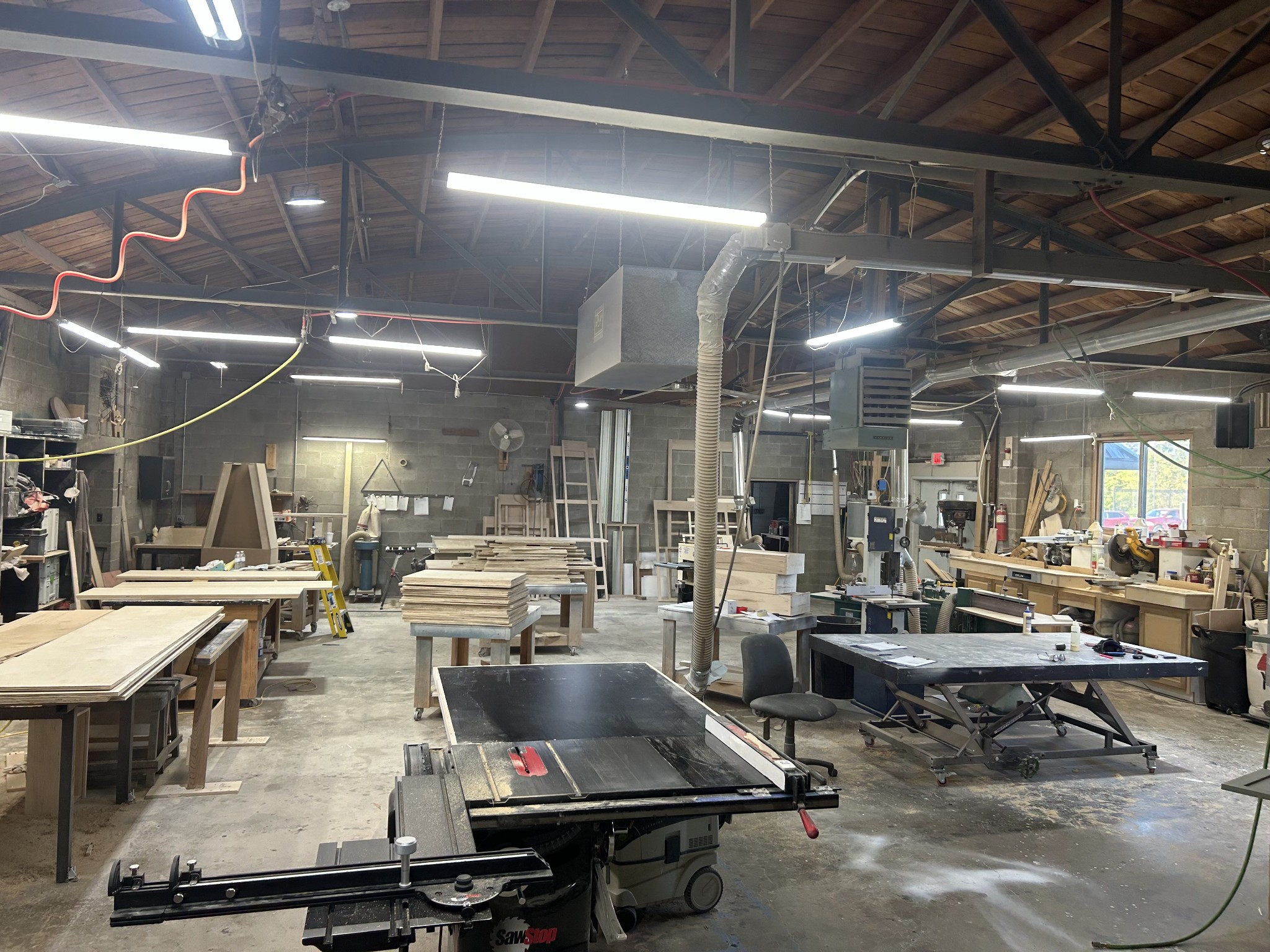 On-site manufacturing at Porter Furniture, 63rd St & Raytown Tfwy